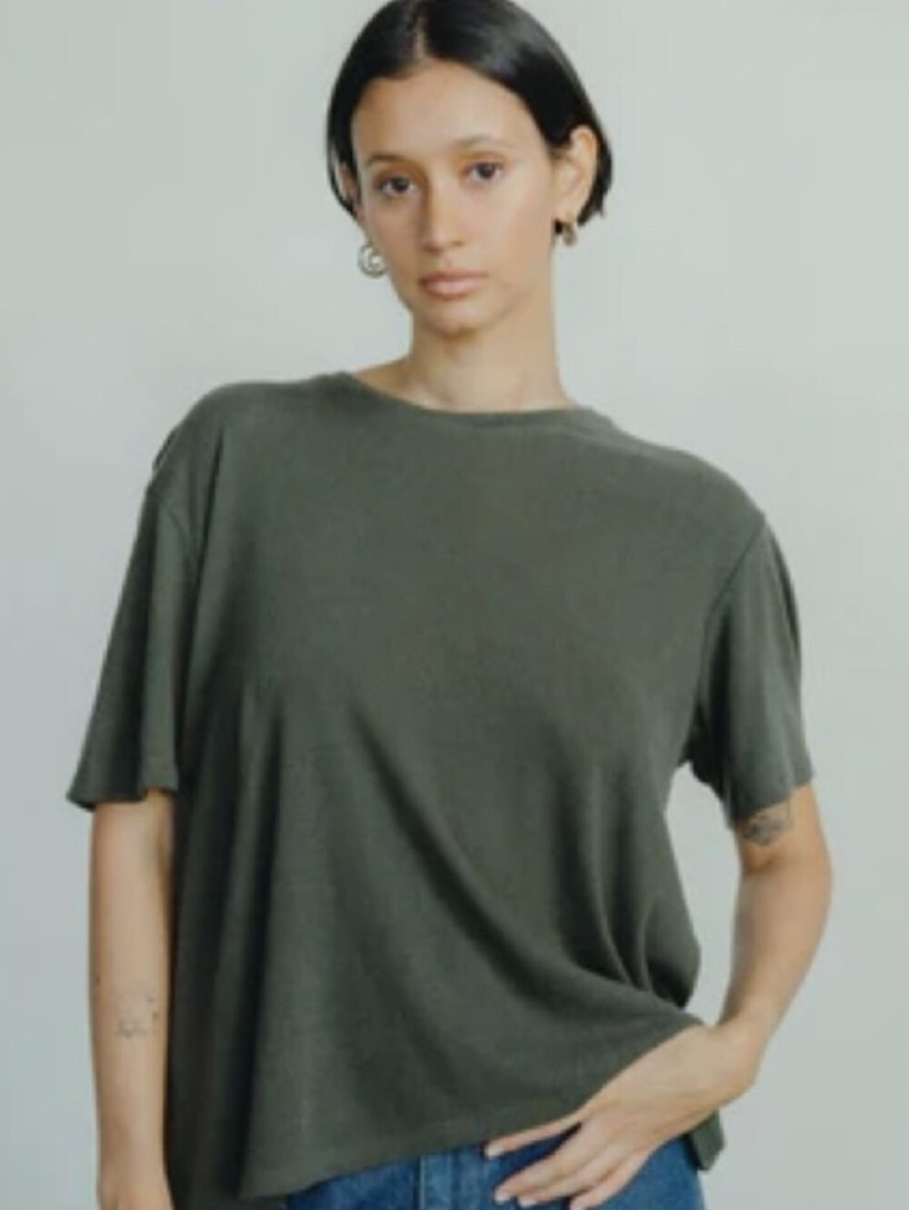 OZMA Silk Noil Tee Medium